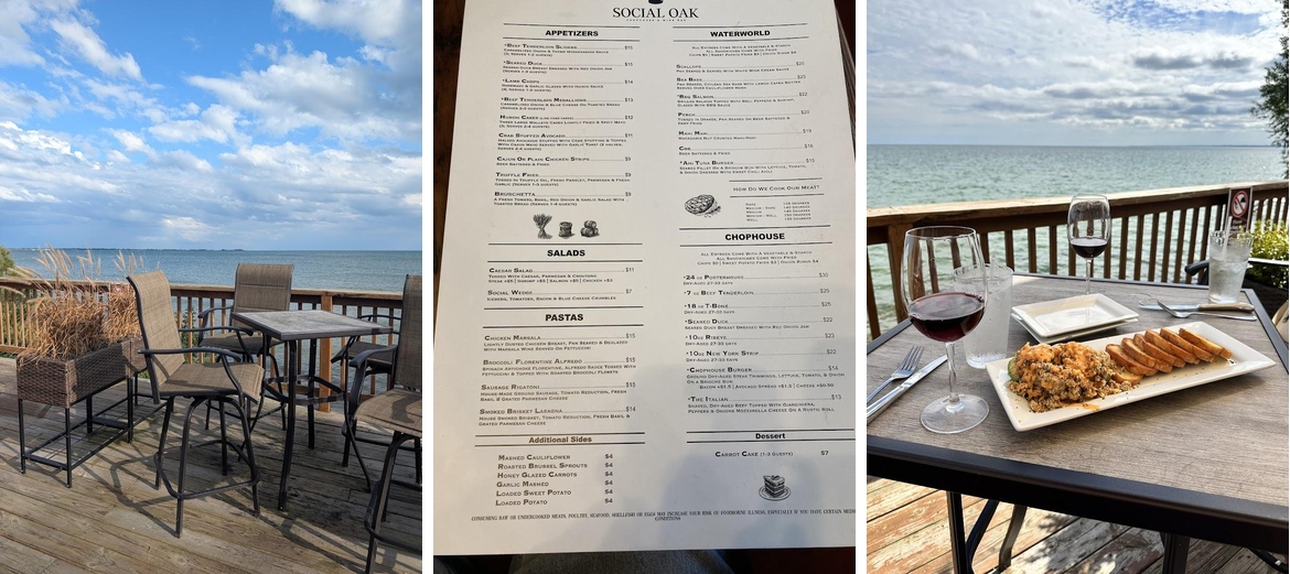 Social Oak Chophouse & Wine Bar Menu