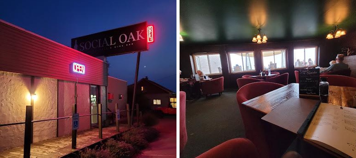 Social Oak Chophouse & Wine Bar Menu
