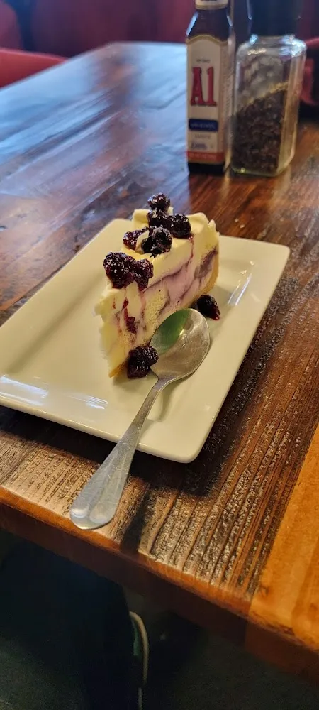 Blueberry chz Cake Slice