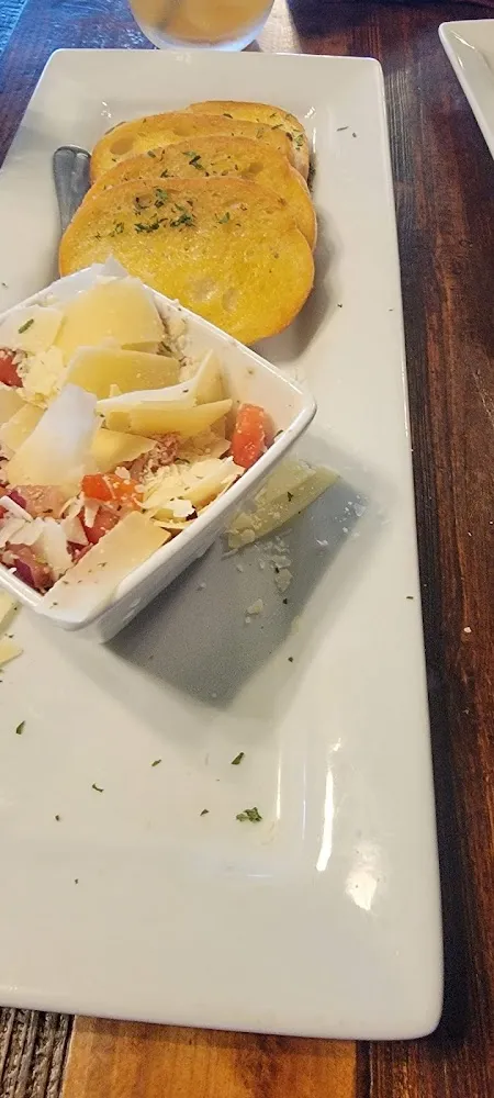 Bruschetta Cheese and Italian Sliced Bread