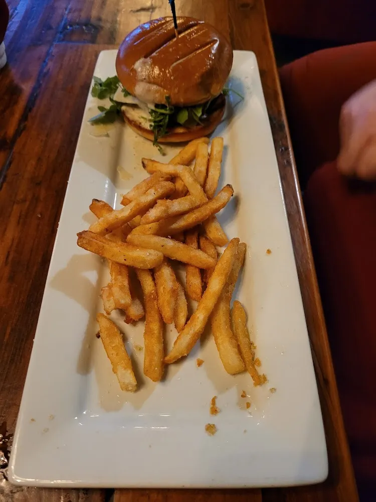 Looking Glass Burger and Fries